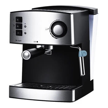 1.6 L Pequeno Automática Máquina De Café Expresso Cappuccino, Leite Para Cappuccino Foamer Cafeteira Elétrica Comercial A Vapor