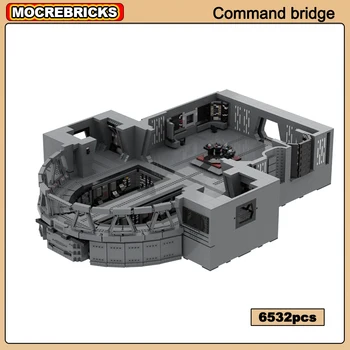 Space Battleship Cena Módulo de UCS Destruidores Frota Ponte de Comando MOC Blocos de Construção Diy Montagem do Modelo de Tecnologia de Tijolos de Brinquedo
