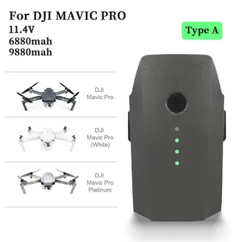 Marca 100% novo DJI Mavic Pro Bateria Máx 27-min Voos Tempo 9880mAh Para Mavic Pro Drone Inteligente de Baterias de Vôo