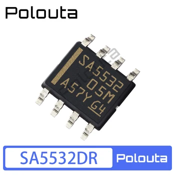 5Pcs SA5532DR SA5532 patch SOP8 amplificador operacional chip IC Polouta