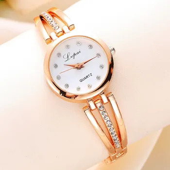 2022 Venda Quente Mulheres Relógios De Senhoras Moda Unissex Em Aço Inoxidável De Luxo Do Cristal De Quartzo Relógios De Pulso Relógio Feminino