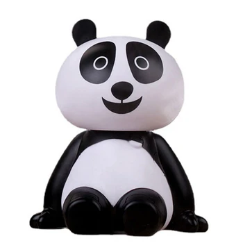 Dos desenhos animados do Panda USB Umidificador de Ar Ultra-sônico de Trabalho Fabricante de Neblina Para Office MINI Purificador de Ar de Nebulizador Para a Casa (Preto E Branco)