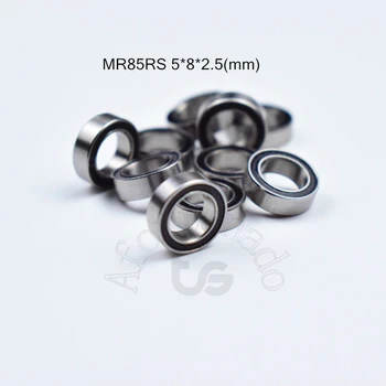 Miniatura Rolamentos de 10pcs MR85RS 5*8*2.5(mm) frete grátis em aço cromo de Borracha Selado de Alta velocidade Mecânica de peças de equipamentos