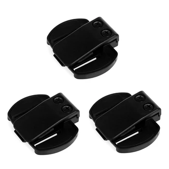 3X de Capacetes para motociclistas Suporte Intercom Clipe V4 V6 Acessórios de Moto Capacete de Fone de ouvido de Reposição