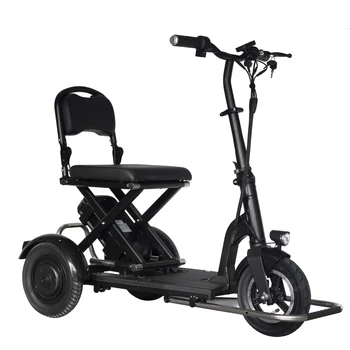 Para O Velho Dobrável De Energia Elétrica Triciclo Scooter Preço Baixo Elétrico Triciclos China Deficientes Scooters Adulto 3 Três Rodas