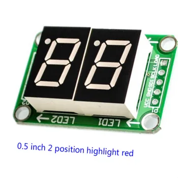 74HC595 driver display digital módulo de 0,5 polegada 2 posição de destaque vermelho / 0.4 polegadas 4 dígitos LED ânodo digital tubo para Arduino