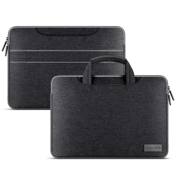 Elegante Simplicidade tecido Oxford Saco do Portátil Para o iPad para notebook de 11,6
