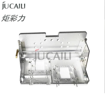 Jucaili impressora de dupla cabeça de transporte converter para Epson 4720/xp600/DX5/DX7 cabeça de impressão carro placa titular de quadro de suporte de elevação