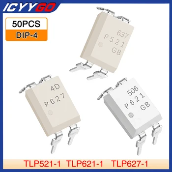 50Pcs Novo Original 5v isolador óptico TLP521-1 TLP521-1GB P521 621 TLP621-1 TLP621-1G TLP627-1 627 MERGULHO DIP4 ICYYGO