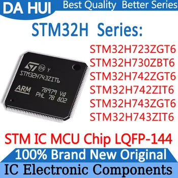 Novo STM32H730ZBT6 STM32H742ZGT6 STM32H743ZIT6 STM32H723ZGT6 STM32H742ZIT6 STM32H743ZGT6 STM IC Chip MCU LQFP-144 em Stock