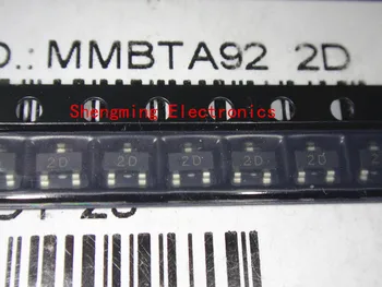 100PCS MMBTA92 A92 2D SOT-23 Transistor