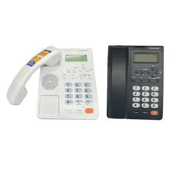 Home Office com Fio de telefone Fixo inglês Telefone Mudo/Remarcação/Flash Função Drop Shipping