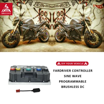 FarDriver ND96800 BLDC 430A 8000w-12kw de Potência de Alta Motocicleta Elétrica Controlador Com Regen E o Adaptador de Bluetooth a Partir de SIAECOSY