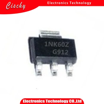 10pcs STN1NK60Z SOT-223 1NK60Z STN1NK60 SOT MOSFET N-CH 600V 300MA SOT223 IC melhor qualidade