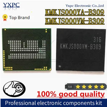 KMKJS000VM-B309 KMKJS000YA-B309 EMCP 4 GB BGA162 4G de Memória Flash IC Chipset com bolas