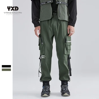 Mens Táticas Calças 2022 Outono Casual Militares Do Exército Streetwear Jogger Harém Calças Compridas Masculino Calças Cargo Homens Soltos Exército Calças