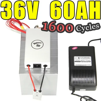 36v 60ah bateria lifepo4 para bicicleta elétrica bateria scooter ebike 2000w