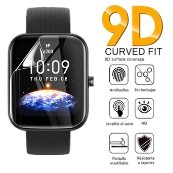 Para Amazfit Bip 3 Bip3 Pro Smart Watch Ultra Clear Anti-risco TPU Macio Hidrogel Filme Protetor de Tela Não de Vidro Temperado