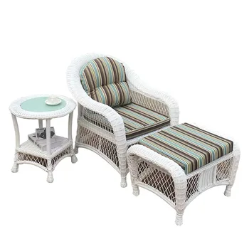 jardim sofás, cadeiras ao ar livre conjuntos de mobiliário de vime, conjunto de sofá de jardim