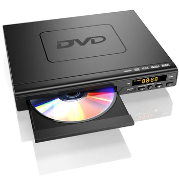 Venda quente de Multi-disc Resume Mini Dvd, Leitor de Cd Portátil, Leitor de Dvd Com Controle Remoto