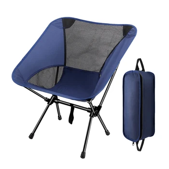 BMBY-Cadeira de Acampamento,Cadeira Dobrável Com Saco de Armazenamento Portátil Exterior Mochila Cadeira Para Pesca, Caminhadas, Praia