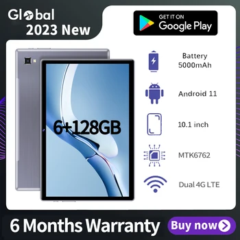 2023 Sauenaneo Novo de 10,1 polegadas PC da Tabuleta de 6GB+128GB Android 11 Guia Dupla 4G de Vídeo On-line Cursos de Aprendizagem wi-Fi Bluetooth 5.0 Tablett