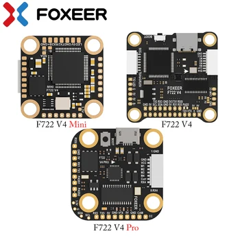 Foxeer F722 V4 Mini / V4 Pro 2-6S DC5V/3A BEC Saída BF OSD 16M de Memória Flash Controlador de Vôo DJI FPV Ar FPV Dronses
