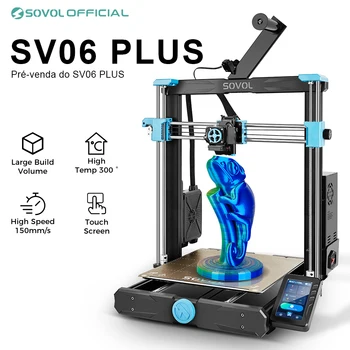 SV06/SV06 Plus Impressora 3D de Grande Direct Drive da Impressora 3D de Grande Tamanho 150mm/s de Alta Velocidade de 300° de Alta temperatura impresora 3d