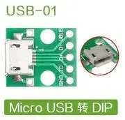 30pcs original novo MICRO USB para Mergulho feminino de base B-tipo de microfone 5p patch de transferência de placa soldada feminino E3B3