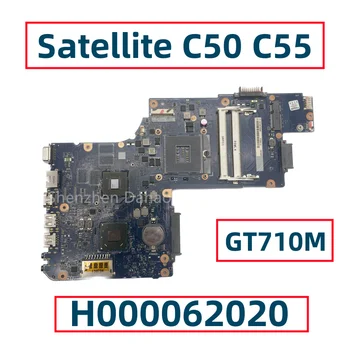 H000062020 Para Toshiba Satellite C50 C55 Laptop placa-Mãe Com GT710M HD4000 DDR3 HM76