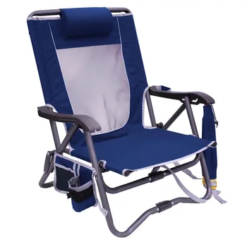 Bi-Fold Slim Evento Cadeira, Azul Royal, Cadeira Adulto