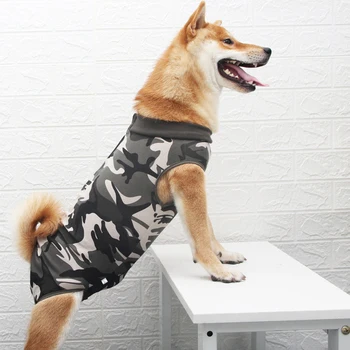 Animal de estimação Cirurgia de Esterilização Terno Cão de Estimação T-shirt Cão Colete de Roupas para Cães Pequenos francês Bulldog Cachorro Gato Terno de Roupas