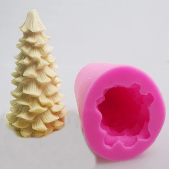Luyou 3D árvore de Natal bolo trombeta de silicone sabão molde de bolo fondant de cozimento ferramenta de decoração do bolo de ferramentas FM1415