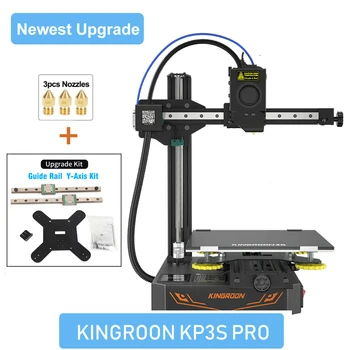 2022 Atualização Kingroon KP3S PRO FDM Impressora 3D Kit 200*200*200mm com Retomar a Impressão de Alta Precisão de Impressão 3D da Tela de Toque