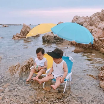Para crianças, ao ar livre Cadeira Dobrável de Pesca Preguiçoso Fezes Multi-função Dobrável Portátil, Cadeira de Praia com guarda-Sol Cadeira de Acampamento
