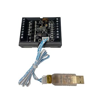FX1N-14MT interno PLC, painel de controlo industrial simples PLC controlador programável com programação de linha e shell