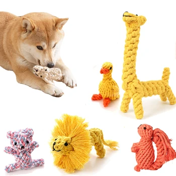 Cachorro Mastigar Brinquedos Para Os Pequenos Cães De Grande Porte Limpeza Dos Dentes Brinquedo Feito A Mão Da Corda Do Algodão Cenoura Forma De Brinquedo Animais De Estimação Diversão Ao Ar Livre Formação De Suprimentos