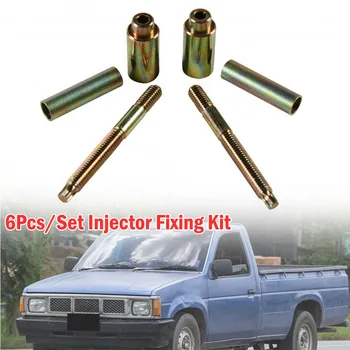6Pcs Carro Injector Kit de Fixação de Metal Para RENAULT TRAFIC MESTRE/Para PRIMASTAR 2.2 2.5 DCi 8200553118 Auto Acessórios
