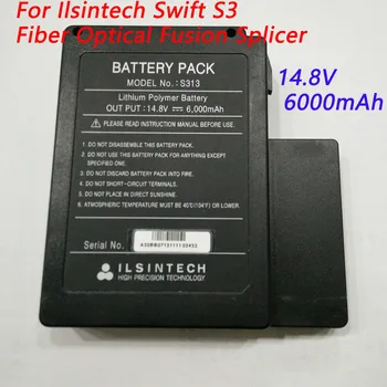 Nisshin Swift-S3 Fusão Splicer de Energia da Bateria Para Ilsintech Swift S3 Fibra Óptica Fusão Splicer 14.8 V 6000mAh