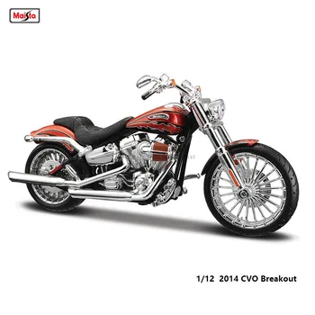 Maisto 1:12 Harley Davidson 2014 CVO Breakout Clássico Estático Fundido Motocicleta Modelo Colecionável Brinquedo de Presente