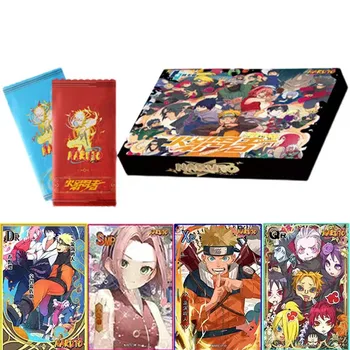 Novo original Naruto Coleção de Cartas Clássico Personagem FlagWood CardWest Raros Edição Limitada e SSR Coleção de Cartões de memória Flash de Brinquedo