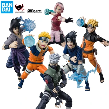 Bandai SHFiguarts 2.0 Jiraiya e naruto uzumaki, Kakashi Hatake N.º 1 Do Naruto, Sasuke, Sakura Uchiha Madara SHF Anime Figura de Ação do Modelo de Brinquedo