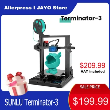SUNLU Terminator 3 Impressora 3D, Máquina de DIY FDM Kit de 250mm/s Impressão Rápida Auto-Nivelamento 220*220*250mm Direto Extrusora de Impressão 3D