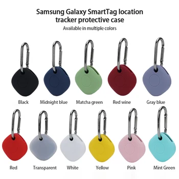 Tracker capa Protetora para Samsung SmartTag Localização Localizador de Silicone Protetora Chaveiro Cobertura Completa Tracker Caso