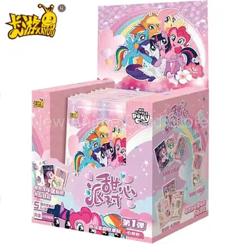 Original Hasbro My Little Pony Coleção de Cartões para as Crianças a Amizade É Mágica Jogo de Tabuleiro Anime SSP Bronzeamento Cartões de memória Flash Presentes