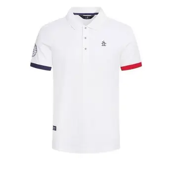 Camisa de GOLFE para os Homens, camisa de Manga Curta Verão Quente Golf Polo T-Shirt MUNSINGWEAR Moda Rápida Secagem Respirável Vestuário de Golfe Homens