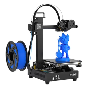 Tronxy ponto CRUCIAL 1 Impressora 3D Direto Extrusora de Fácil Utilização, de Nível de Entrada de Brinquedo de Presente Impressora 3D FDM TPU PLA Filamento de 1,75 mm Preto