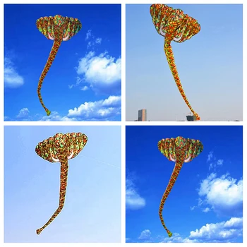 frete grátis elefante kite flying mole gigante asa 3d profissional do vento asas de nylon ripstop tecido brinquedos infláveis animal pipa