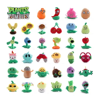 Plantas VS Zombies 15-20cm de Brinquedo Peashooter Cherry Bomb Girassol Parede-Porca de Squash Divisão de Ervilha Figuras de Anime desenhos animados do Luxuoso Dom Crianças