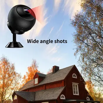 Web Vídeo Câmera Compacta Fisheye Panorama Magnético Design Mini 1080P Esportes ao ar livre Câmera para o Lar